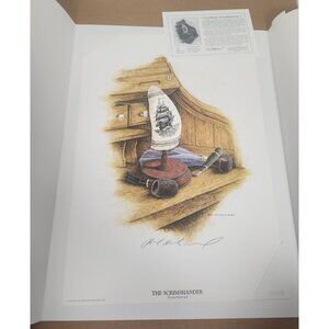 Ben Richmond "The Scrimshander" 1995 Hand Signed W/COA Brand NEW